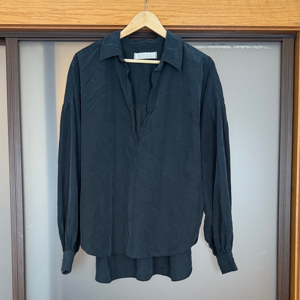 We The Free Modal deep V blouse